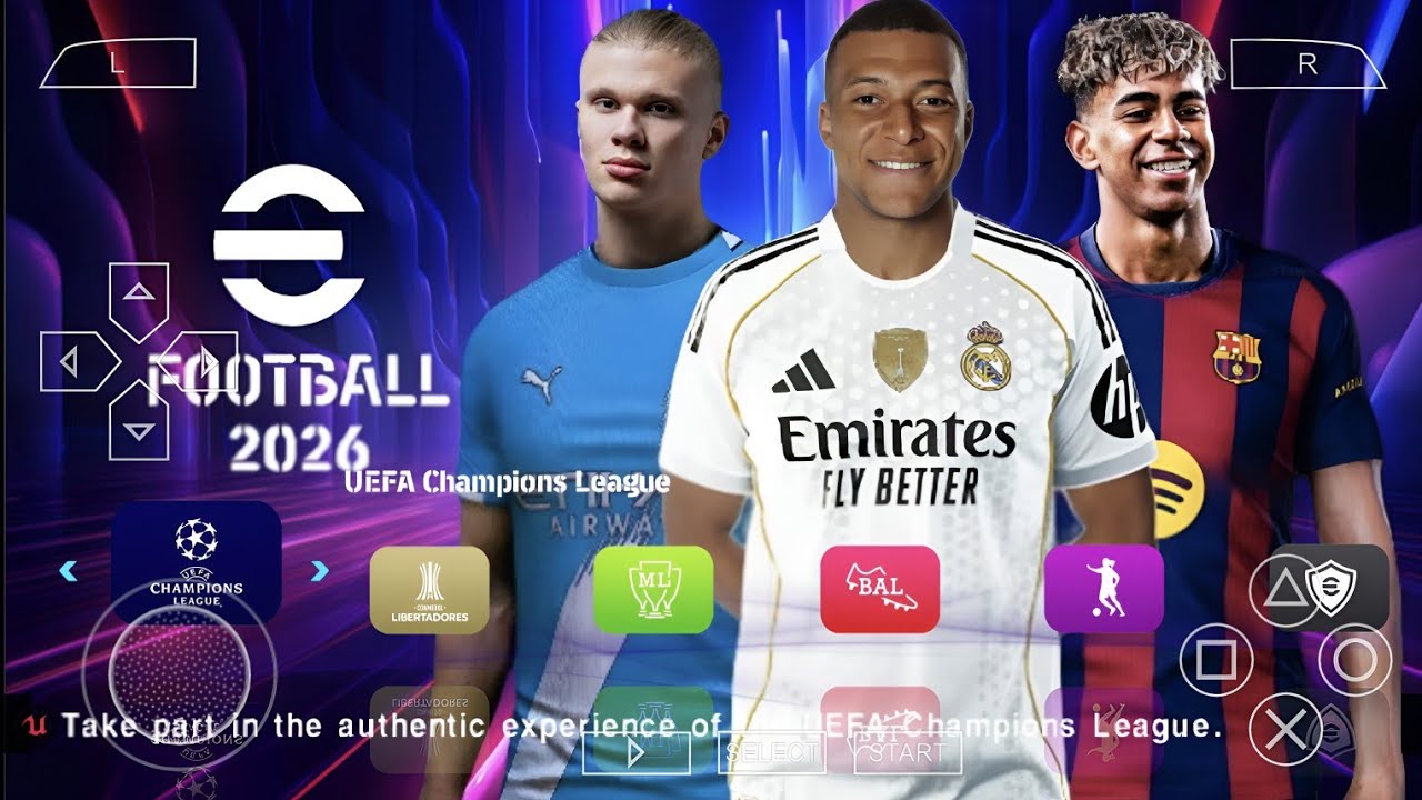 eFootball PES 2026 PPSSPP New Transfers – Best PSP Football Game