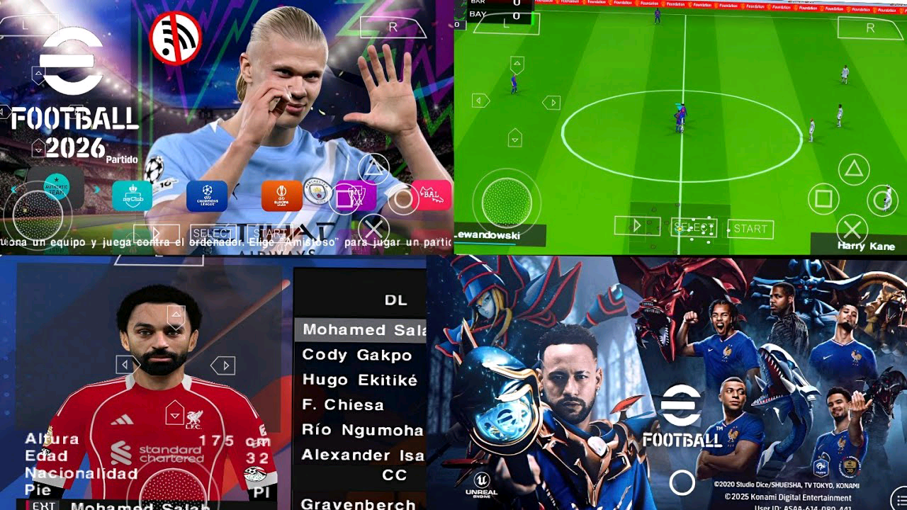 eFootball Pes 2026 PSP Mod Download