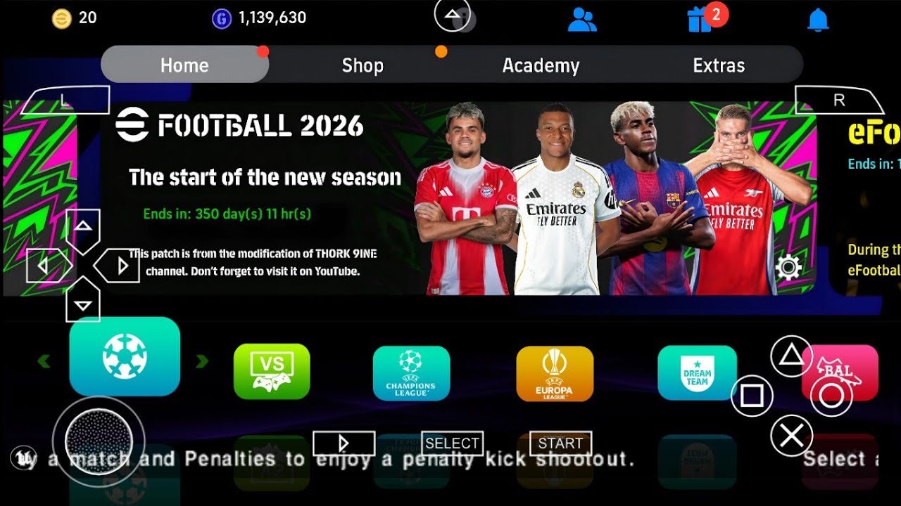 Efootball PES 2026 PPSSPP Offline