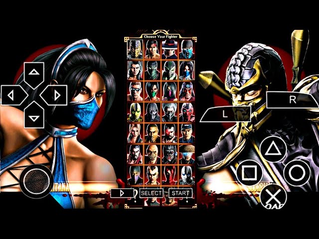 MOD TEXTURE MORTAL KOMBAT 9 PSP