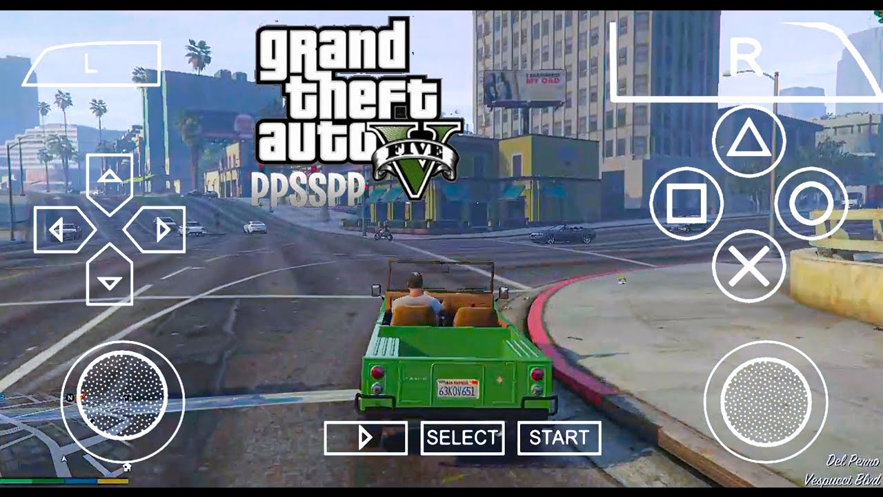 GTA 5 PPSSPP ISO Download Highly Compressed for Android