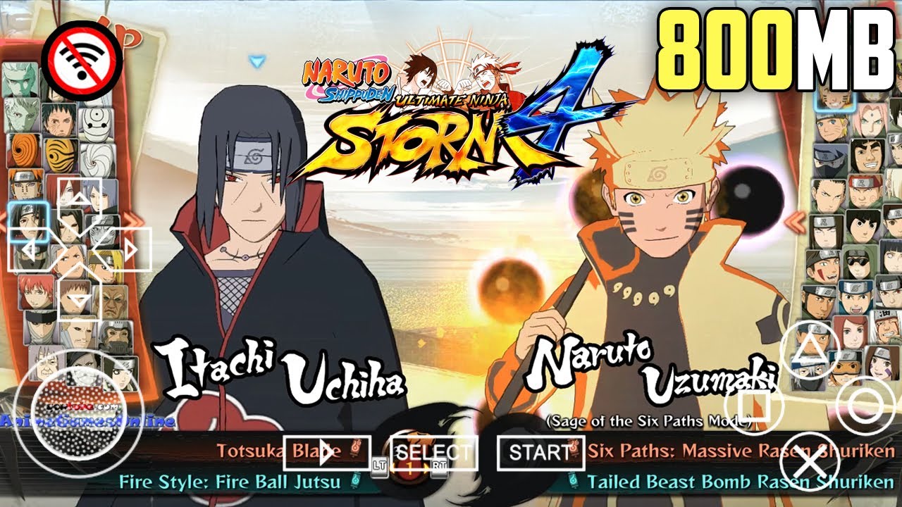 Naruto Ultimate Ninja Storm 4 PPSSPP