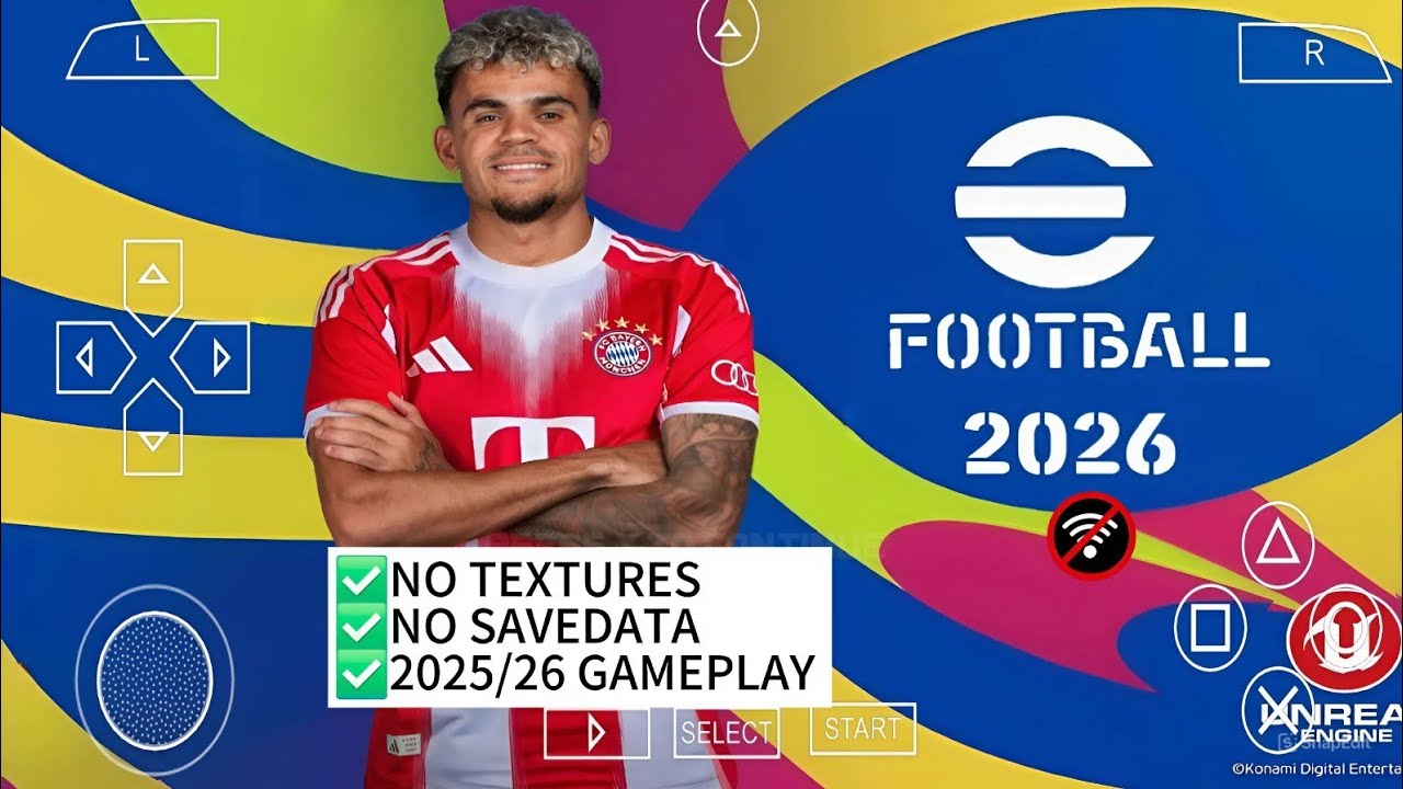 Efootball Pes 2026 PSP Full Transfers No Textures