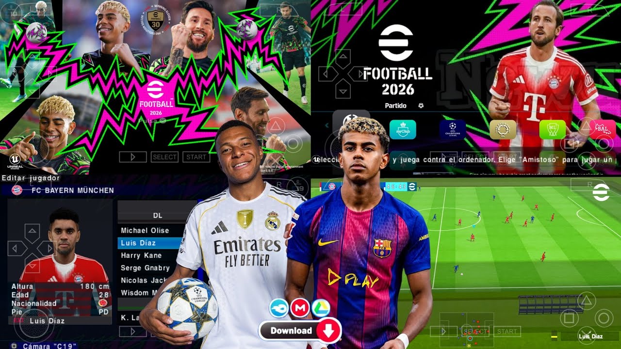 PES 2026 PPSSPP ISO Download – Latest Patch + Career Mode