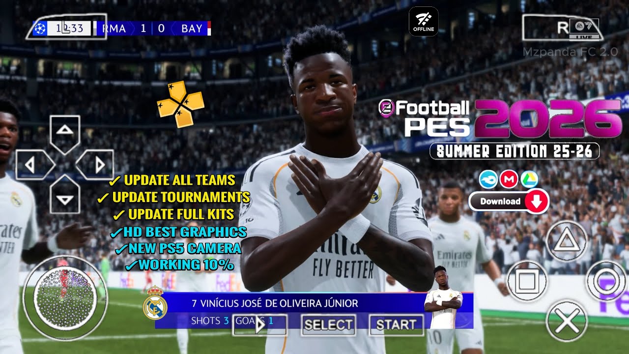 PES 2026 PPSSPP ISO – Smooth Gameplay + HD Graphics