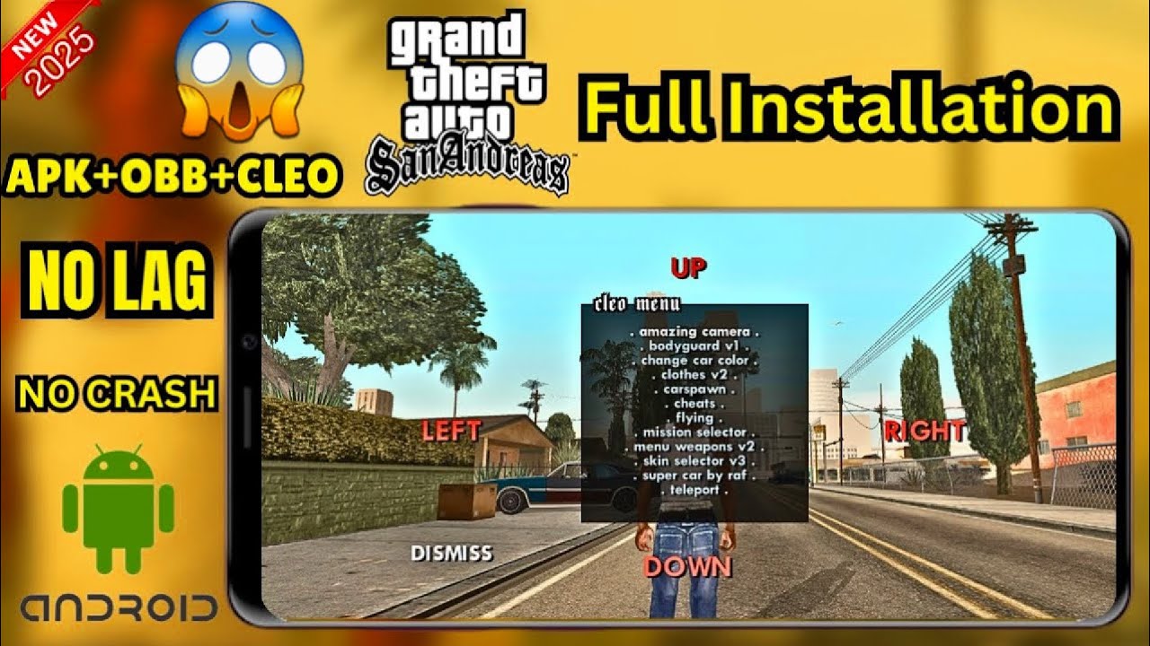 GTA San Andreas Mod Apk Obb Highly Compressed