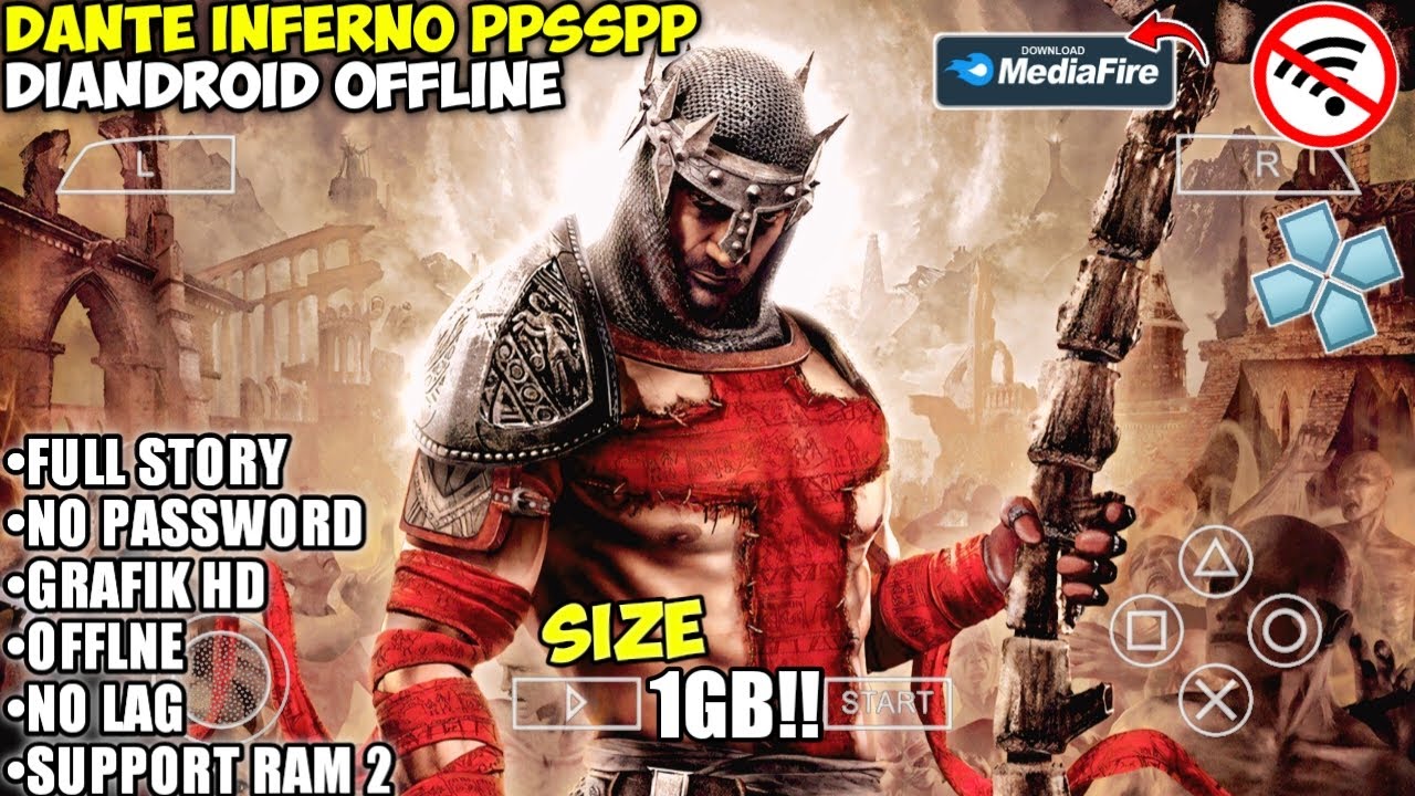 Dante Inferno PSP On Android Offline